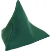 Babzsák piramis zöld 12x12 cm PRO-Sport