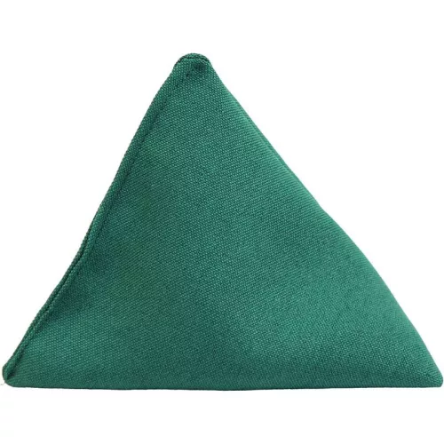 Babzsák piramis zöld 12x12 cm PRO-Sport