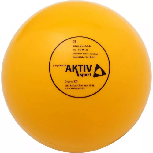 Játéklabda – gumilabda, 15 cm, szelepes, A-Sport