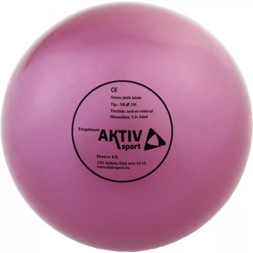 Játéklabda – gumilabda, 15 cm, szelepes, A-Sport