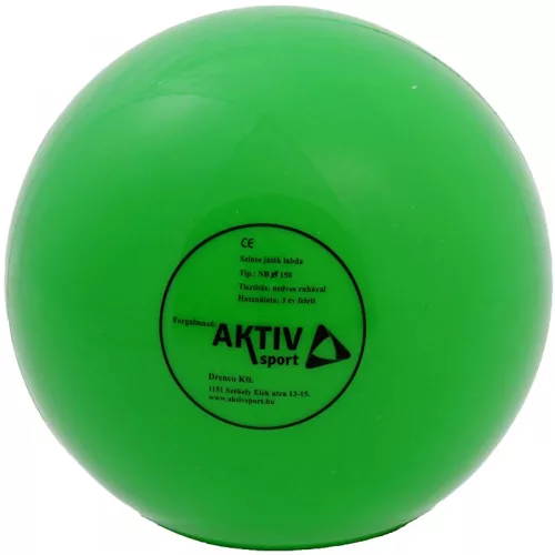 Játéklabda – gumilabda, 15 cm, szelepes, A-Sport