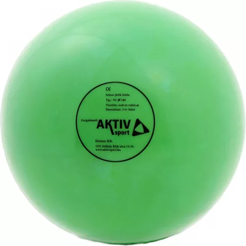Játéklabda – gumilabda, 18 cm, szelepes, A-Sport