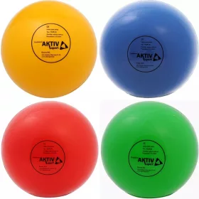   Játéklabda, gumilabda natúr – erősített, 22 cm – A-sport