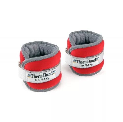 Csukló- és bokasúly, kéz- és lábsúly 2x0,5 kg, piros, TheraBand