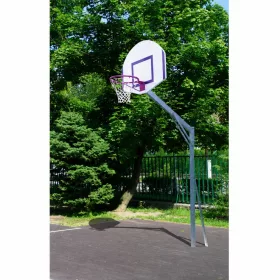   Streetball állvány, fix bebetonozható – 1,2 m benyúlás, kültéri – PRO-Sport