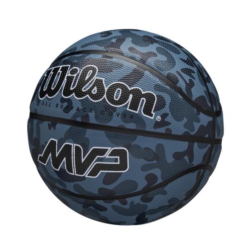 Kosárlabda gumi 6-os méret kék, Wilson MVP Camo