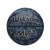 Kosárlabda gumi 7-es méret kék, Wilson MVP Camo