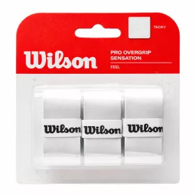 Teniszütő grip Pro Sensation Feel 3 db fehér – Wilson