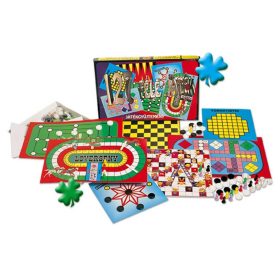   Játékgyűjtemény 127 féle társasjátékkal – klasszikus és modern játékok