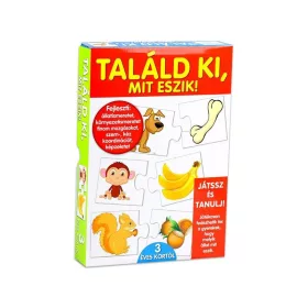   Találd ki, mit eszik! Párosító fejlesztő játék Dohány Toys