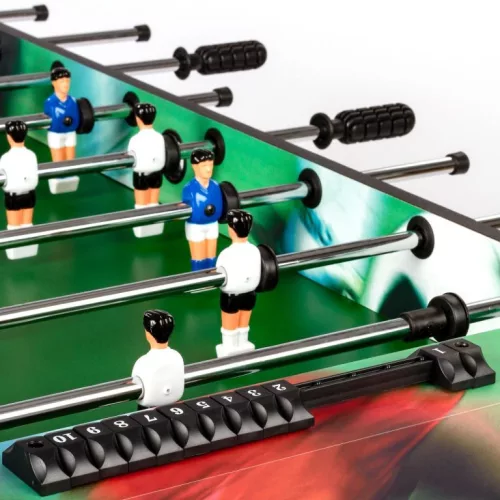 Csocsóasztal, 121×101×79 cm – Glasgow football mintás, PRO-Sport