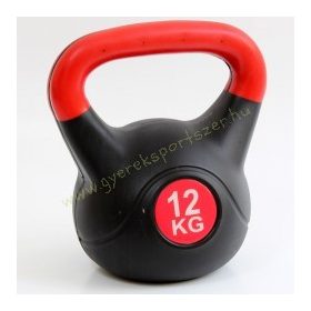 Füles súlyzó, KettleBell, műanyag, 12 kg PRO-SPORT