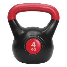 Füles súlyzó - Kettlebell, műanyag, 4 kg Spartan