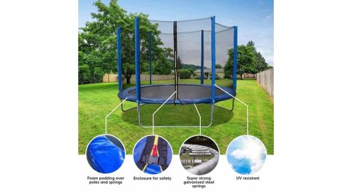 Trambulin szett létrával, 250 cm A-Sport