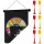 Mágneses darts tábla feltekerhető 45×44 cm – Spartan