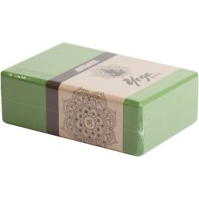 Jóga tégla – zöld – 23x15x8 cm – Amaya