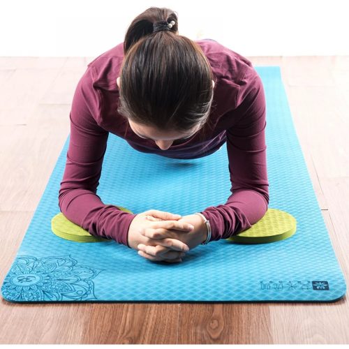 Jóga párna 17 cm, kék (2 db-os szett) - Amaya