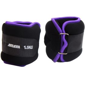   Csukló-és bokasúly, kéz- és lábsúly 2x1,5 kg, lila, Amaya