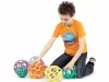 Rácsos labda 12 cm 6 db-os Megaform
