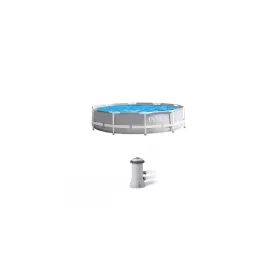   Vízforgatós medence szett, fémvázas 305x76 cm INTEX PRISM FRAME POOL 26702