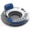 Háttámlás úszó fotel - Run River kék - Intex 58825EU