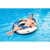 Háttámlás úszó fotel - Run River kék - Intex 58825EU