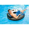 Háttámlás úszó fotel - Run River kék - Intex 58825EU