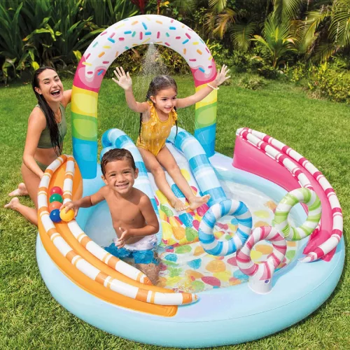 Felfújható gyerekmedence Intex Candy Fun 170x168x122 cm