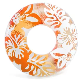   Úszógumi 91 cm narancs-rózsaszín virágmintás – Intex 59251