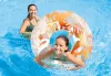 Úszógumi 91 cm narancs-rózsaszín virágmintás – Intex 59251
