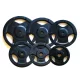 Súlytárcsa, gumírozott 1,25 kg – 31 mm, 3 fogantyús – PRO-Sport