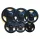 Súlytárcsa, gumírozott 15 kg – 31 mm, 3 fogantyús – PRO-Sport