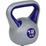   Kettlebell, füles súlyzó 12 kg műanyag bevonattal PRO-Sport