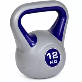   Kettlebell, füles súlyzó 12 kg műanyag bevonattal PRO-Sport