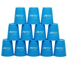 Speed cups sport pohár szett – 12 db kék, A-Sport