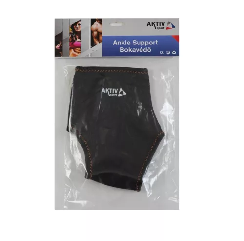 Bokavédő, neoprén, fekete – A-sport