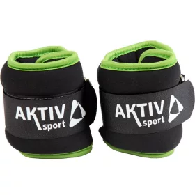  Csukló- és bokasúly, (Kéz- lábsúly) 2x1 kg fekete-zöld A-sport 