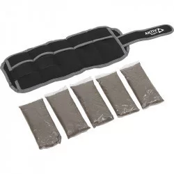 Csukló- és bokasúly (kéz-lábsúly) 2x2 kg fekete-szürke A-sport 