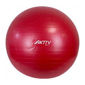 Gimnasztikai labda, durranásmentes, 75 cm, piros, A-sport