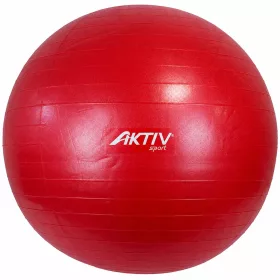 Gimnasztikai labda, durranásmentes, 75 cm, piros, A-sport