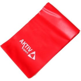   Fitnesz szalag, gumiszalag – gyenge, 145 cm – piros – A-Sport