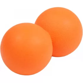   Dupla masszázs labda, 6×12,5 cm – narancssárga – PRO-Sport