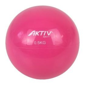  Súlylabda 0,5 kg – homokkal töltött PVC, rózsaszín – Aktivsport