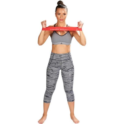 Erősítő gumihurok 30 cm – gyenge, sárga – A-sport