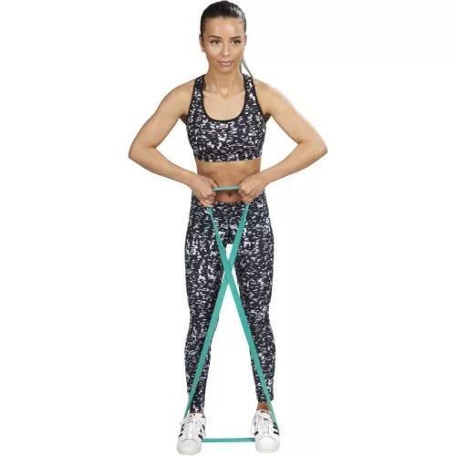 Power Band gumiszalag 11-29 kg, közepes, zöld Trendy 
