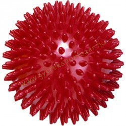 Tüskés masszírozó labda Trendy 9 cm piros