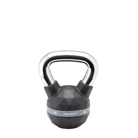   Kettlebell, füles súlyzó, fekete-króm, 6 kg, Trendy Premium