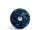 Masszázs labda 6 cm – fekete-kék – Trendy Bola