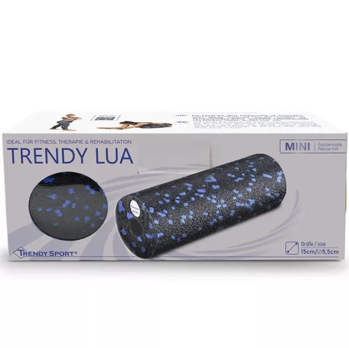 Masszázshenger 15 cm – fekete-kék – Trendy Lua Mini