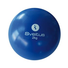 Súlylabda 2 kg PVC 13,5 cm kék Sveltus